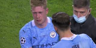 De bruyne is a dutch surname meaning the brown one. Video De Bruyne In Tears As He S Brought Off With Injury