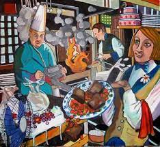 No Chaos No Creation Evidence The Kitchen At Mealtime Mason Cooley Bizarre I Love Him Restaurant