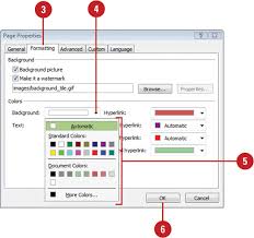 However, as mentioned earlier we highly recommend using the above. Changing Background Colors Working With Web Pages In Microsoft Expression Web 3 Informit