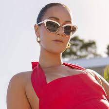 Buy Bask Eyewear Peggy Cotton/Brown Gradient