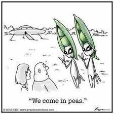 We Come In Peas Aliens Funny Funny Character Funny Cartoons