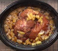 Crock Pot Brown Sugar Pineapple Ham Recipe Crockpot Ham Honey Baked Ham Ham Recipes Crockpot