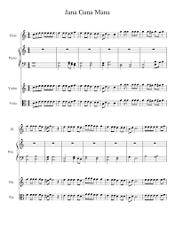 Jana Gana Mana Sheet Music For Piano Violin Flute Viola Mixed Quartet Musescore Com Bellow is only partial preview of jana gana mana sheet music, we give you 1 pages music notes preview that you can try for free. jana gana mana sheet music for piano