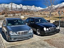 Mercedes W203 W210 E55 Amg Snowy Mountains Cars Mercedes Benz C230 Mercedes E55 Amg