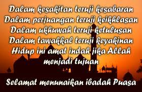 Ramadhan adalah bulan kesembilan dalam kalender islam,dan dirayakan oleh umat muslim di seluruh dunia dengan puasa (saum) dan memperingati wahyu pertama yang turun kepada nabi muhammad menurut keyakinan umat. Kata Kata Kata Mutiara Ramadhan 2014 Jungjehwan