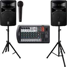 What is the cost for a sound system rental for weddings? Pa Sound System Rentals Inflatable Party Magic