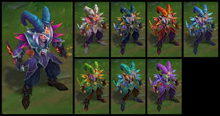 It's basically taking his skins from around 2009 to 2017 since they are the most likely to be heavily redesigned and putting them in poll form. Shaco Skins Chromas League Of Legends Lol