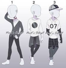 Maybe you would like to learn more about one of these? Ouvrir Casual Boy Fashion Adopt 9 Par Nadiasyahda Drawing Anime Clothes Anime Outfits Cartoon Outfits
