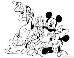 Online santa coloring page 88361. Mickey And Minnie Coloring Pages Pdf Novocom Top