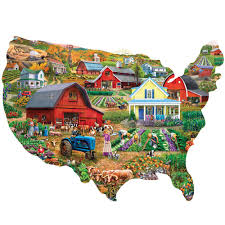 Bits And Pieces Song Advert Pin By Tammy Rogers On Puzzling Jigsaw Puzzles Shape Puzzles Country Farm