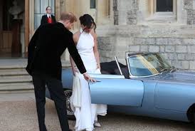 Meghan markle's royal wedding dress was designed the british designer and givenchy artistic director clare waight keller: Meghan Markle Heads To Reception In Second Royal Wedding Dress By Stella Mccartney
