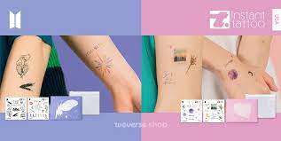 It's stupid, bts are a world wide band, yet weverse still only has 3 currencies and u.s don't even bother with weverse shop. Weverse Shop Auf Twitter Bts Instant Tattoo Is Now Available On Weverseshop Experience Bts S Exquisite Music And Performances Conveying The Message Of Love And Consolation In A New Way With Instant Tattoo