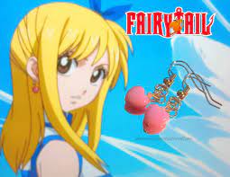 Fairy Tail Lucy H Anime Inspired Earrings - Etsy