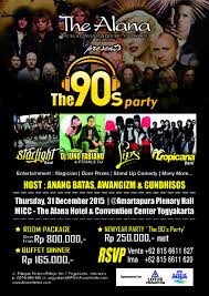 New Year Party The 90 S Party At The Alana Yogyakarta