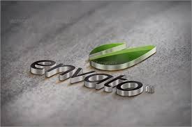 This is the 3d logo mockup shared by free design resources. 50 Realistic 3d Mockup Design Style Free Candacefaber