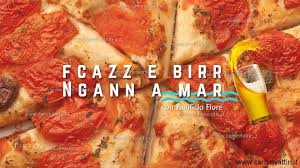 Solo dopo li sparge sulla focaccia con tutto il loro succo. Fcazz E Birr Ngann A Mar Con Panificio Fiore Camin Vattin