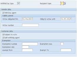 Withholding Tax India Cin Sap Blogs