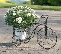 Pflanzfahrrad Metall Schwarz Deko Fahrrad Mit Pflanzkorb Blumenstander Amazon De Garten Pflanzkorb Deko Fahrrad Pflanzen