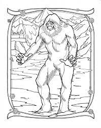 Bigfoot coloring pages are a fun way for kids of all ages to develop creativity, focus, motor skills and color recognition. Snowman Yeti Art For Tomlands Famous Monsters Of Legend Super Coloring Pages Coloring Books Coloring Pages