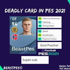 Zoom from feb 11, 2021 to feb 18, 2021 12. Beastpes Haaland Pes 2021 Stats Deadly Card With Facebook