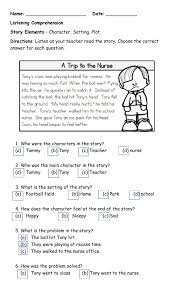 listening comprehension online exercise for grade 2