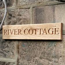 Oak House Sign Personalised Carved Custom Engraved Outdoor Wooden Name Plaque Pippyoak Wooden Name Plaques Home Signs Custom Carved Wooden Signs