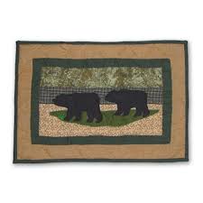 Fairy tales as short bedtime stories: Lodge Fever Bear Place Mats Set Of 4