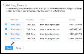 Merge Duplicates Tips Zoho Crm