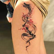 165+ Dragon Tattoo Designs For Women (2019) Arms, Shoulder, Chest 
