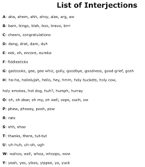 Interjections Are Expressions Of Exclamation That Show Emotion Strong Feelings And Surprise The Words Themselves Oft Interjections List Of Emotions Word List