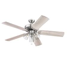 Better Homes Gardens 52 Satin Nickel 3 Light 5 Blade Ceiling Fan Walmart Com In 2020 Ceiling Fan Better Homes Gardens Better Homes