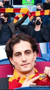 Damiano con su hermano viendo a la Roma. Ojalá viéramos más este Damiano😻  #damianodavid #damianomaneskin #parati #viral #fyp #foryou #RomaFC