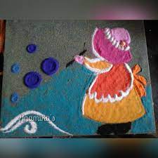 Simplerangoli Doll Beautiful Paper Crafts Diy Paper Crafts Rangoli Designs