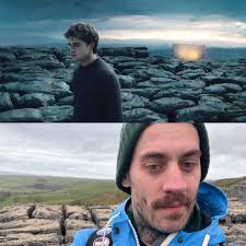 Harry Potter the Deathly Hallows, Malham Cove in the Yorkshire dales then  and now