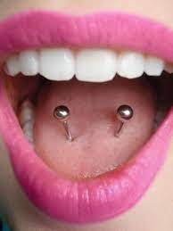Double Tongue Piercing Double Tongue Piercing Tongue Piercing Jewelry Tongue Piercing