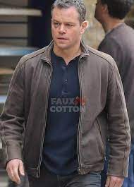 Buy Matt Damon Jason Bourne Jacket Leather Jacket Jackets Matt Damon Jason Bourne
