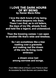 Und Manchmal Bin Ich Wie Der Baum Der Reif Und Rauschend Uber Einem Grabe Den Traum Erfullt Den Der Vergangne Knabe Words Rainer Maria Rilke Quotes