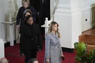 Melania Trump wears grey coat to Rosalynn Carter's funeral | Marca