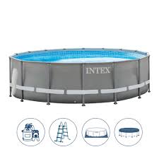 Piscina Intex 26326 Ultra Frame Fuori Terra 488x122cm Rotonda Piscina Piscina Fuori Terra Piscine