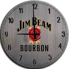 Maybe you would like to learn more about one of these? Large Wall Clock Jim Beam Bourbon Gold Ribbon Bar Sign Ebay
