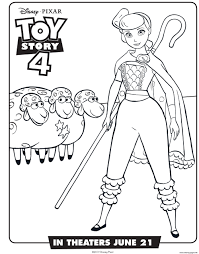 Slinky dog is a supporting character in the toy story franchise. Toy Story 4 Bo Peep Coloring Pages Printable