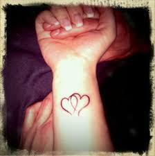 Double Heart Tattoos Tattoos For Daughters Neck Tattoo Tattoos
