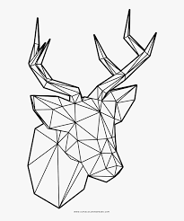For boys and girls, kids and adults, teenagers and toddlers, preschoolers and older kids at school. Low Poly Deer Coloring Page Poly Art Coloring Pages Hd Png Download Kindpng