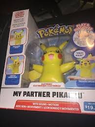 Pokemon My Partner Pikachu Interactive Electronic Figure Sounds 100 Reactions In 2020 Pokemon Pikachu Interactive