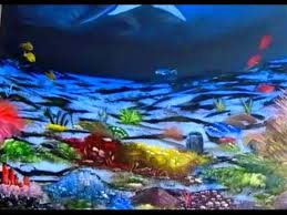 The art of ana bikic updated their cover photo. How To Paint Underwater Scene With Coral Reef And Tiny Fish With Acrylic Paint Lesson 3 Easy Youtube Underwater Painting Painting Online Painting
