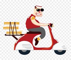 Millions customers found cartoon ride templates &image for graphic design on pikbest. Pizza Fast Food Motorcycle Ride A To Cartoon Moped Pizza Png Clipart 867240 Pinclipart