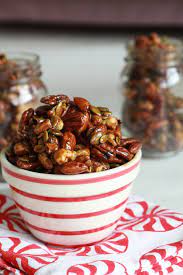 Espresso Glazed Nuts Recipe Nut Recipes Appetizer Snacks Snacks