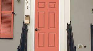 If there's a front door paint color that you love but doesn't match the color of the rest of your home, you can always repaint your exterior. Exterior Inspiration Front Door Paint Colors Sherwin Williams