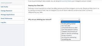 Once you've chosen your reason for deleting, click permanently delete my account. if you simply want to disable your account, you can do so by logging into your instagram account on the web, opening your profile, clicking edit profile on your page, and. How To Deactivate Instagram Account