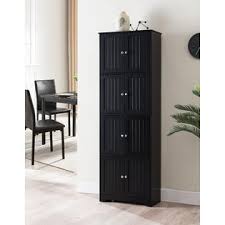 We are not endorsed by, or affiliated with, amazon or any. Kings Brand Furniture 68 Kitchen Pantry Storage Cabinet With 8 Doors Black